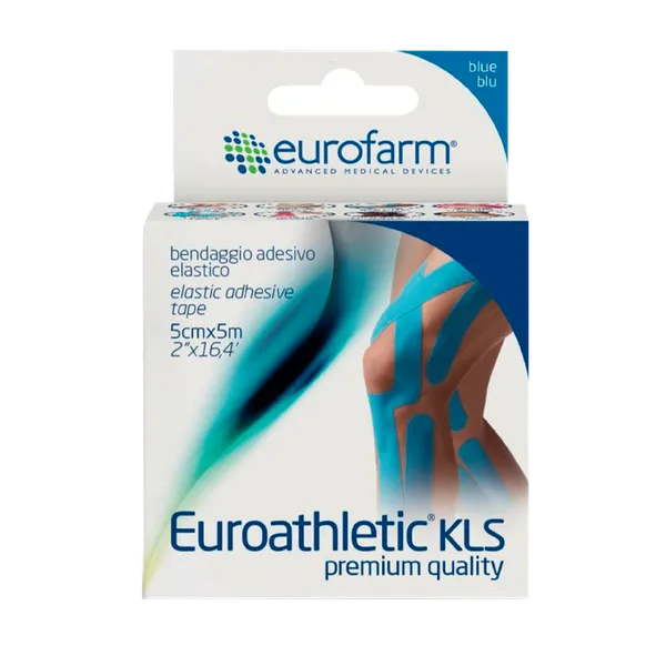 Cinta Kinesiológica Euroathletic® KLS Eurofarm 5cm X 5mt